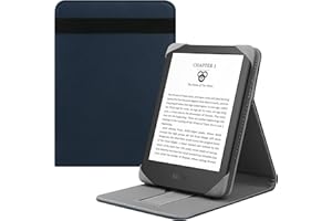 HoYiXi Uniwersalne etui do 6-calowego zupełnie nowego Kindle 2022 i 2019/Kobo Clara HD/Kobo Clara 2E/Kobo Nia/PocketBook Basic 4/Touch Lux 5 skórzany pokrowiec na czytnik e-booków 15.2 cm/Tolino/Sony,