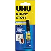 UHU KUNSTSTOFF Spezialsekundenkleber Tube, Infokarte