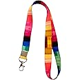 AccuPrints multicolor Designer Lanyard (1 Pc) for ID card or identity card for id card holder badge for office pvc yo yo retractors cards retractor men pulley office ribbon lanyards keys unisex