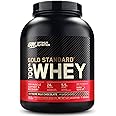 Optimum Nutrition ON Gold Standard Whey Protein Pulver, Eiweißpulver zum Muskelaufbau, natürlich enthaltene BCAA und Glutamin