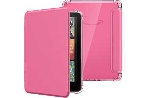 MoKo Case for Kindle Paperwhite 12th Gen & Colorsoft 2024,Raspberry