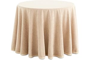 Lanovenanube Ropa o Falda Camilla, Enaguilla Redonda de Tejido Chenilla, Medida 120 cm diámetro, Color Marfil. Mantiene el Calor. Aspecto Aterciopelado y Tacto Muy Suave.