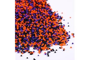 SUJOYGAR Décors Sucrés Vermicelles Multicolores 130 g - Vermicelles Halloween Pâtisserie Comestibles en Sucre Colorés Décoration Alimentaire, Desserts, Gâteaux, Biscuits, Cupcakes