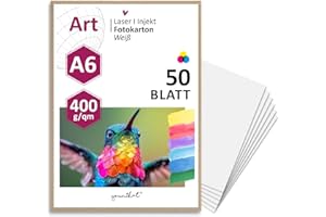 YOUNIKAT Versatili cartoline bianche da 400 g/m² da personalizzare, DIN A6, set da 50 biglietti di auguri fai da te, colore bianco, per scrivere, dipingere, scrittura a mano, dv_728