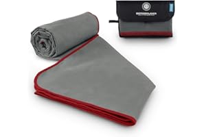 ‎BERGBRUDER BERGBRUDER Microfaser Handtücher - Viele Größen und Farben - Ultraleicht, kompakt & schnelltrocknend - Mikrofaser Handtuch, Reisehandtuch, Sporthandtuch, Badetuch Set mit Tasche