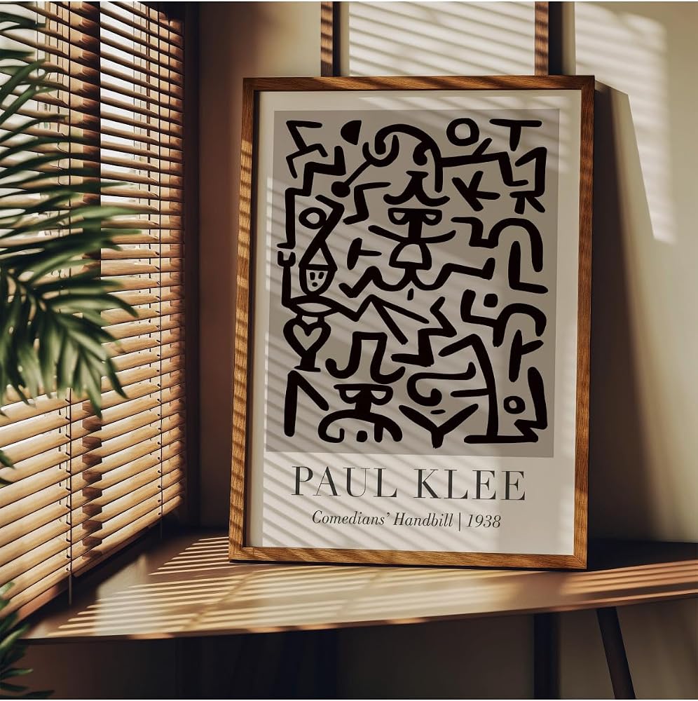 Fark Tanıtım Paul Klee Çerçevesiz Poster, Modern Dekoratif Çerçevesiz Poster, Tablo, PaulKlee-4, 50 x 70