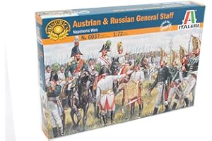 Italeri - I6037 - Maquette - Figurine - Etat-Major Autrichien / Russe - Echelle 1:72