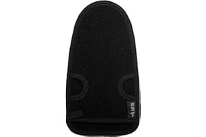 GLOV Guanto per Scrub per Rimuovere Pelle Secca Morta e per la Rimozione dell'Abbronzatura Finta Esfoliante peli Incarniti Naturale in Fibre di Bamboo Corpo Spugna Scrub Spugna Esfoliante Corpo