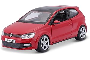 BAUER SPIELWAREN Mac Due Bburago 18-21059 - VW Polo GTI Mark 5 Star 1:24, Colori assortiti