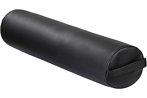 TecTake Coussin Rembourre CYLINDRIQUE pour Table DE Massage - diverses Couleurs au Choix - (Noir | No. 400245)