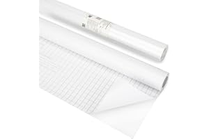 ‎EXERZ EXERZ Samoprzylepna folia ochronna na książki 33 cm x 5 m, wodoodporna, samoprzylepna ochronna folia do zeszytów, notatników, etykiet, mocna i wytrzymała