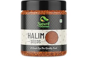 Nature Connect Halim Seeds (Aliv Seeds) - 250 g - (Cresson alénois / Haleem) Haleem Seeds | Graines de Halim pour manger | Graines de cresson alénois []_L'emballage peut varier