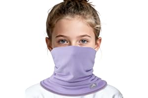 GXCROR Kinder Winter Schlauchschal, Wendbarer Fleece Halsschlauch, Winddichte Gesichtsmaske, Warmer Halswärmer