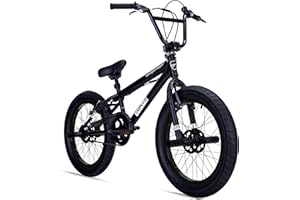 ‎BERGSTEIGER Bergsteiger Tokyo 20 Zoll BMX, Fatbike, 360° Rotor-System, Freestyle, 4 Stahl Pegs, Kettenschutz, Freilauf