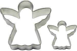 PME Foremki do wykrawania ciastek i ciast, małe i duże rozmiary, zestaw 2 szt