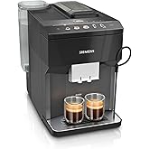 Siemens Kaffeevollautomat EQ500 classic, farbiges TFT-Display, 5 Kaffee- und Milchgetränke, Doppeltassenfunktion, einfache Re