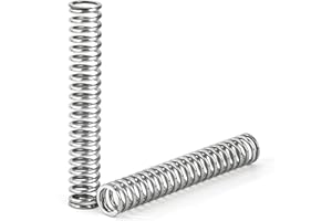 GUNGY Sprężyna kompresyjna 60 mm sprężyny kompresyjne ze stali nierdzewnej średnica drutu 1,3 mm średnica zewnętrzna 10 mm siła sprężyny 4,8 kg 10 sztuk