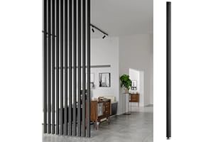 WAHHWF Separador de Ambientes De suelo a techo Separador de ambientes - Madera Sólida Pantalla Partición Post, Moderno Lujo Columna de Sala de Estar Dormitorio Pared Barra Vertical Separadores de ambientes (