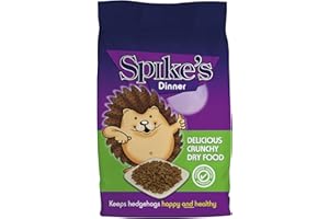 SPIKES Spike's | Hedgehog Food, Delicious Crunchy Dry | High in Fibre, with Fresh Chicken | Suitable for Adults & Hoglets | Made in the UK (2.5kg)