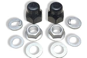 EVARGO EBIKE E-bike Hub Motor Axle M14/M12 Lock Nut/lock Washer/spacer/nut Cover Kit Electric Bike Nut Set Hub 250w-3000w (M12)