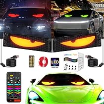 Écran LED Souple Devil Eyes Pour Voiture - Programmable Via App - Design Personnalisable - IP65