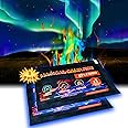LCGOD (5 Pack) Fire Color Changing Packets Fire Pit, Environmental Kraft Packaged Magical Aurora for Camping, Halloween, Outdoor Indoor Fireplace