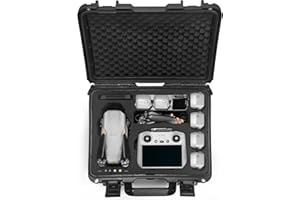 LEKUFEE Custodia Impermeabile per DJI Air 3S Fly More combo,RC Pro 2/RC Pro,DJI RC N3/N2/N1,RC/RC 2 telecomando e accessori (solo Valigia)