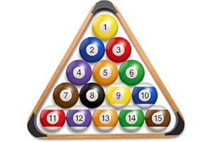 Hausdec Wooden Billiard Ball Rack Solid Triangle Rack Pool Ball Racks Triangle Billiard Ball Racks Triangle Rack