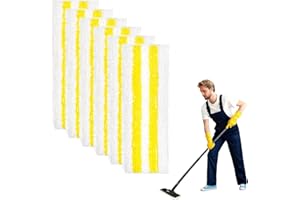 LAIVIYA 6 Stück Wischmopp Ersatzbezug Set für Kärcher Dampfreiniger Easyfix SC 1, SC 2, SC 3, SC 4, SC 5 Bodendüse Mikrofaser Mop Zubehör Ersatz-Mikrofasertuch Set Universal Bodentuchset für alle Bodenarten