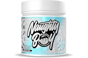 Naughty Boy Menace Pre-Workout Powder Containing Citrulline, Beta Alanine & High Caffeine, Energy & Focus for Men & Women - 420g/30 Servings (White Ice)
