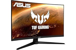 ‎ASUS ASUS TUF Gaming VG32VQ1BR - 31,5 Zoll WQHD Curved Monitor - 165 Hz, 1ms MPRT, FreeSync Premium, HDR 10 - VA Panel, 16:9, 2560x1440, DisplayPort, HDMI