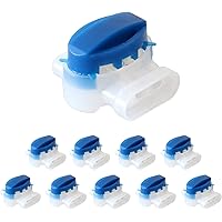 ECENCE Kabelverbinder für Mähroboter, 10x Verbinder für Begrenzungskabel, Reparaturset für Rasenroboter Kabel…