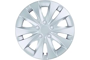 ALBRECHT AUTO-ZUBEHÖR Albrecht 14 Zoll Radkappen Silber für Stahlfelgen - Storm Radzierblenden aus hochwertigem Kunststoff - Langlebige Radblenden in originaler Albrecht Verpackung - Made in EU