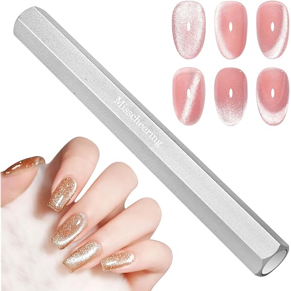 TAIHOBO 16-teiliges Magnet-Set Für Katzenaugen-Nagellack – 3D-Magnete Für Nageldesign, Einfach Zu Verwenden