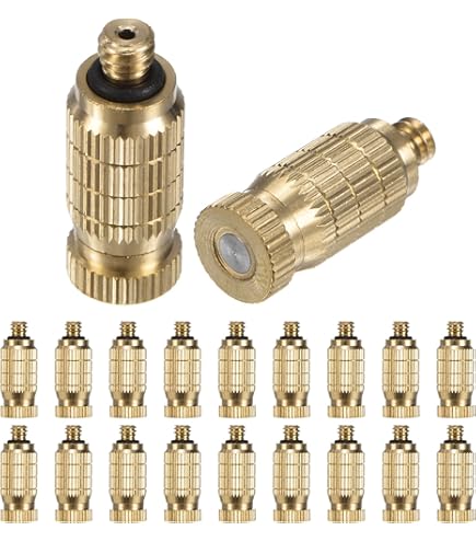 20 Pezzi Ugelli Nebulizzatori In Ottone Per Sistema Di Raffreddamento Ugello Da 04 Mm 87064418