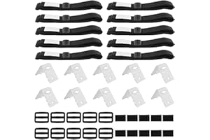 ASFRODE 8er Haltebänder, Pool Aufroller Aufrollvorrichtung, Haltebänder für Poolfolie Solarfolie, Befestigungsband für Pool-Aufroller, Haltebänder Poolfolie Solarfolie für universelle Schwimmbecken im Boden