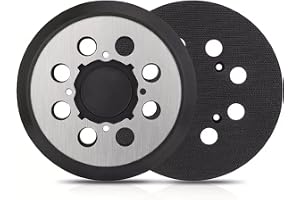 2 stycken slipkuddar, OEM del nr DWE64233, N329079 ersättning slipdyna 5 tum 8 hål 4 skruvhål för DeWalt 5 tum DCW210N DWE6423
