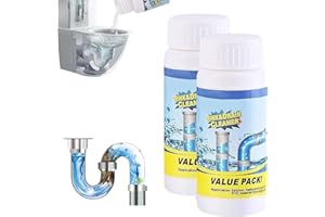 GENERISCH Abflussreiniger Extra Stark, Hochwirksamer Aktivschaum gegen Verstopfungen, Rohrreiniger Extrem Stark, Wild Sink Und Drain Cleaner, Sink Und Drain Cleaner, Für Küche, Bad, Toilette (2 PCS)