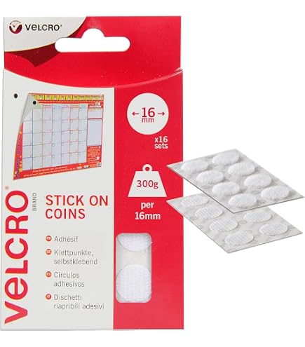 Velcro Marque Ruban Adhésif Crochet Seul Blanc 20mm X 10m - Fixation Forte Réutilisable Pour Maison, Bureau Et Garage