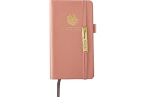 COLAND Agenda de Poche 2024 Semainier 17x9,5cm - 18 Mois Agenda Scolaire D'janvier 2024 à juin 2025 - Couverture Rigide en PU Cuir (Rose-A6)