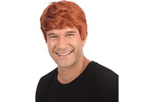 Bristol Novelty BW067 Male Wig Short Ginger, One Size Halloween Halloween