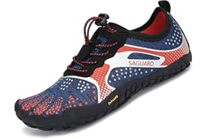 SAGUARO Enfants Chaussures Minimalistes Respirantes Garçons Filles Chaussures de Trail GR.24-36