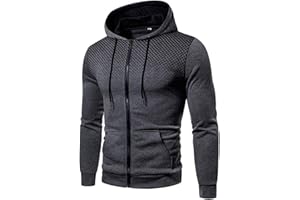 Ni_ka Manteau Printemps Homme Slim Fit Veste Zippe Sweat-Shirt De Sport DéContracté à Pois Automne Pour Hommes Avec Poches Noir Blanc Taille S à 3xl, Ni_kacoat44560