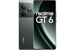 realme GT6 Smartphone 5G 8+256 GB, Snapdragon 8s Gen 3 Chipset, 6000nit Ultra Bright Display, Sony LYT-808 OIS Camera, 120W SUPERVOOC Charge, 5500mAh Massive Battery, Verde, (no adapter)
