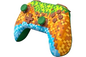 DRAGONWAR DragonShock – PopTop kompakter, kabelloser Bluetooth-Controller | Wireless Controller kompatibel mit Nintendo Switch und PC| Style Cubes/Mindc.2 Style