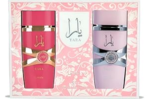 Lattafa Anniversary Edition – Pack Yara & Yara Candy Eau de Parfum (100 ml + 100 ml) | Fragancias Exclusivas para Mujer | Dulce, Floral y Sofisticado