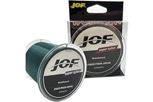 JOF Lenza da pesca Monofilamento Nylon Super Strong professionale Ottimo rapporto tra diametro e resistenza Grande resistente all'abrasione