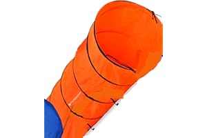 PfotenWunder® Profi-Agility-Tunnel, 3 Meter Länge, Agility-XXL-Tunnel-Set groß, für kleine & große Hunde-Training Sport XXL-Parcour Zubehör