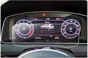 LFOTPP Golf 7 MK7 7.5 GTI GTD GTE R 12.3-inche Dashboard Screen Protector, Tempered Glass Protection Flim