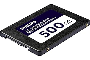 ‎PHILIPS Philips Interne SSD 2.5" SATA III 500 GB S130 Ultra Speed, Lesegeschwindigkeit bis zu 550 MB/s